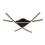 GoodHome Alani Matt Metal & Plastic Black Ceiling Light - R13A.3.