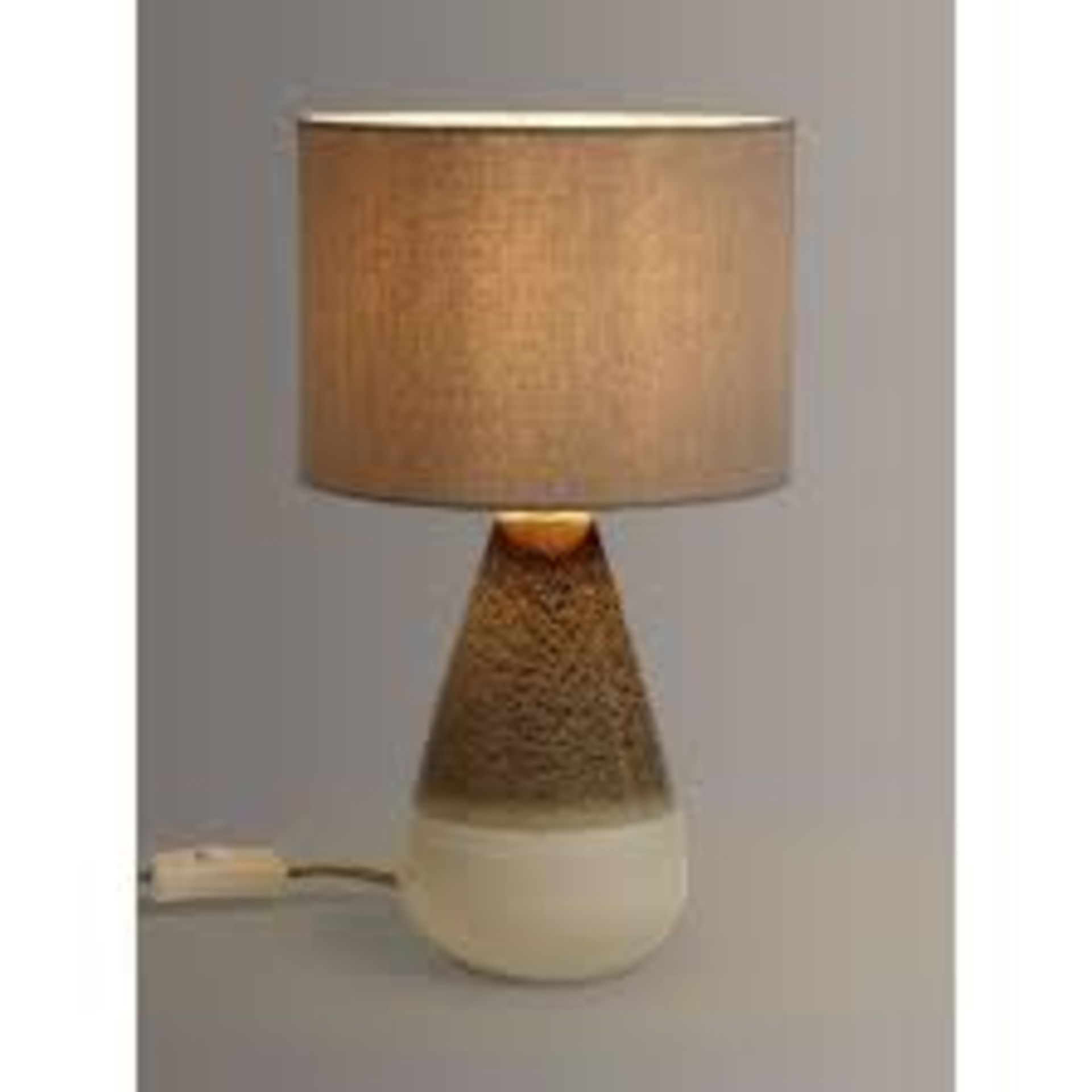 John Lewis & Partners Potter Mini Ceramic Table Lamp. - R10BW