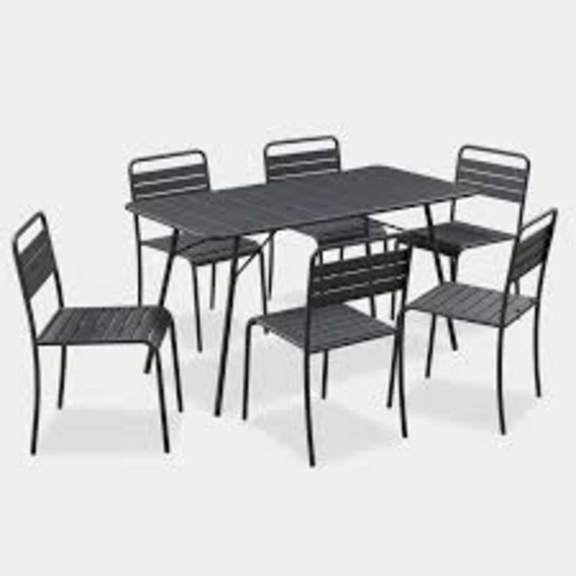 Braga 6 Seater Garden Dining Set. - PW. *only got 1/2 boxes*