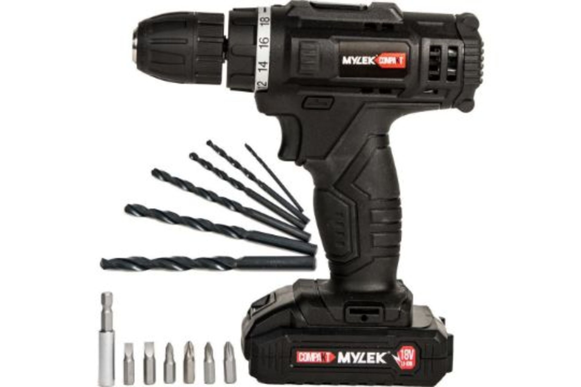 Mylek 18V Cordless Drill - R14.4. MYLEK MYW09 18V Cordless Drill Electric Screwdriver Set,