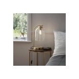GoodHome Thestias Brushed Brass Effect Table Light - R13A.3. The Thestias range will add a