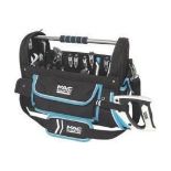 MAC ALLISTER TOOL TOTE WITH SAW HOLDER 18". - R13a.11. Tool tote with reinforced rubber base.