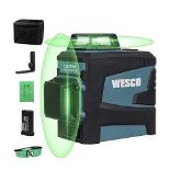 Wesco WS8913K Green Laser Level 8 Lines. - pW.