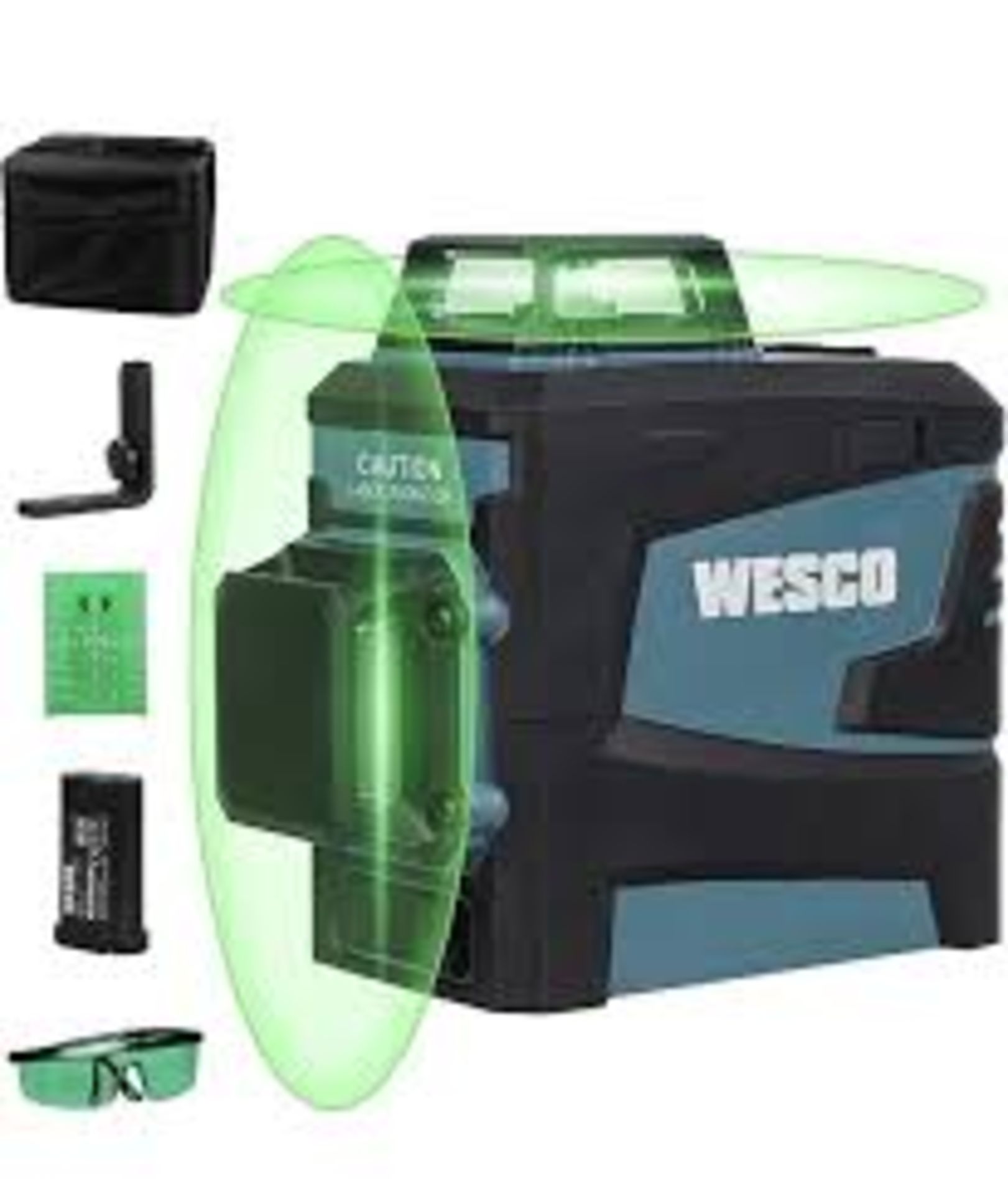 Wesco WS8913K Green Laser Level 8 Lines. - pW.