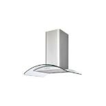 Cooke & Lewis CLCGS60 Stainless steel Curved Cooker hood (W)60cm - Inox - R13A.3.