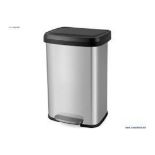 Giantex 50L Step Trash Can Stainless Steel Garbage Bin . -R14.5. The trash can offers you up to