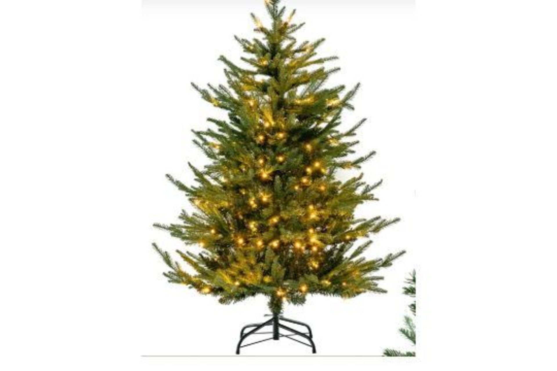 PRE-LIT CHRISTMAS TREE WITH LED LIGHTS AND 8 LIGHTING MODES-6 FT. -R14.3