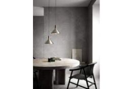 Nordlux DFTP Nori 27 Indoor Living Dining Metal Pendant Ceiling Light in Brushed Steel (Diam)