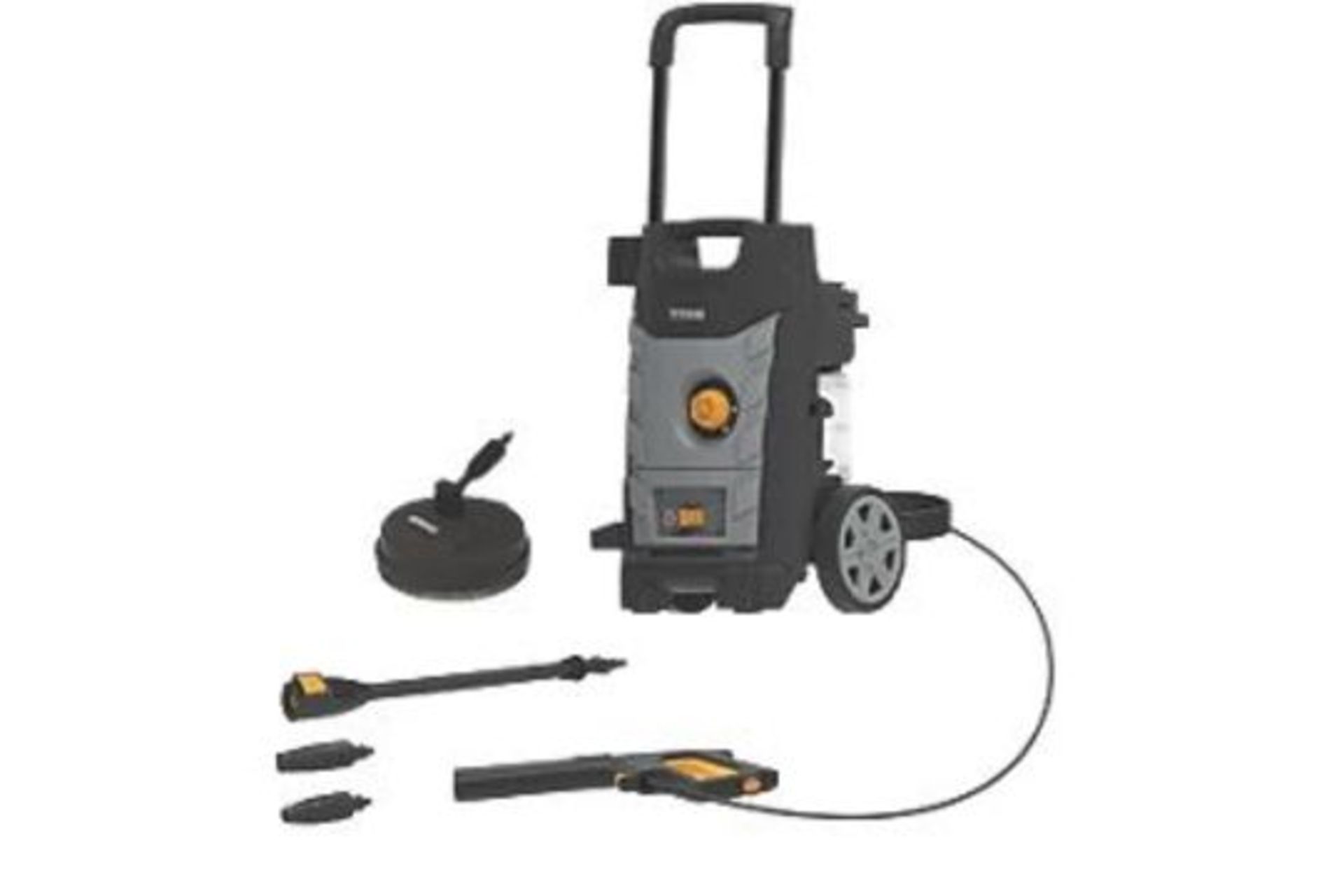 TITAN 140BAR ELECTRIC HIGH PRESSURE WASHER 1.8KW 230V. - R14.9. Compact design with space-saving