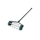 Heavy Duty Rolling Grass Lawn Garden Aerator. - R14.5. This heavy duty green rolling garden lawn