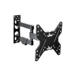 TV wall mount for 17-42" (43-107 cm) can be tilted and swivelled. - PW.