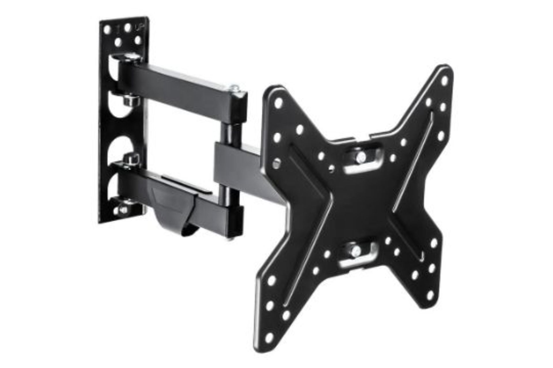 TV wall mount for 17-42" (43-107 cm) can be tilted and swivelled. - PW.