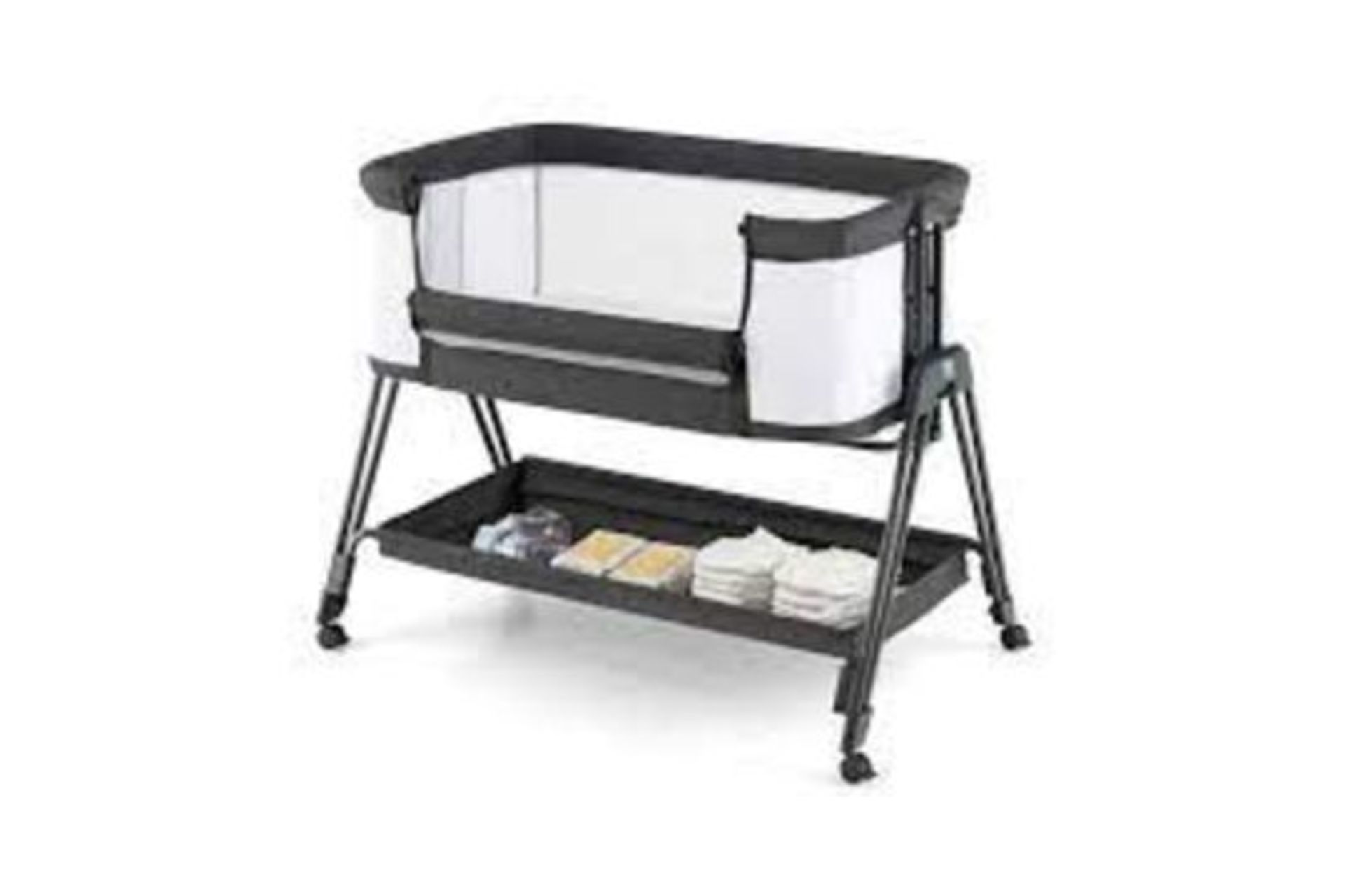 Baby Bedside Crib with Mattress for Birth. - R14.5. This baby bedside sleeper helps new parents to