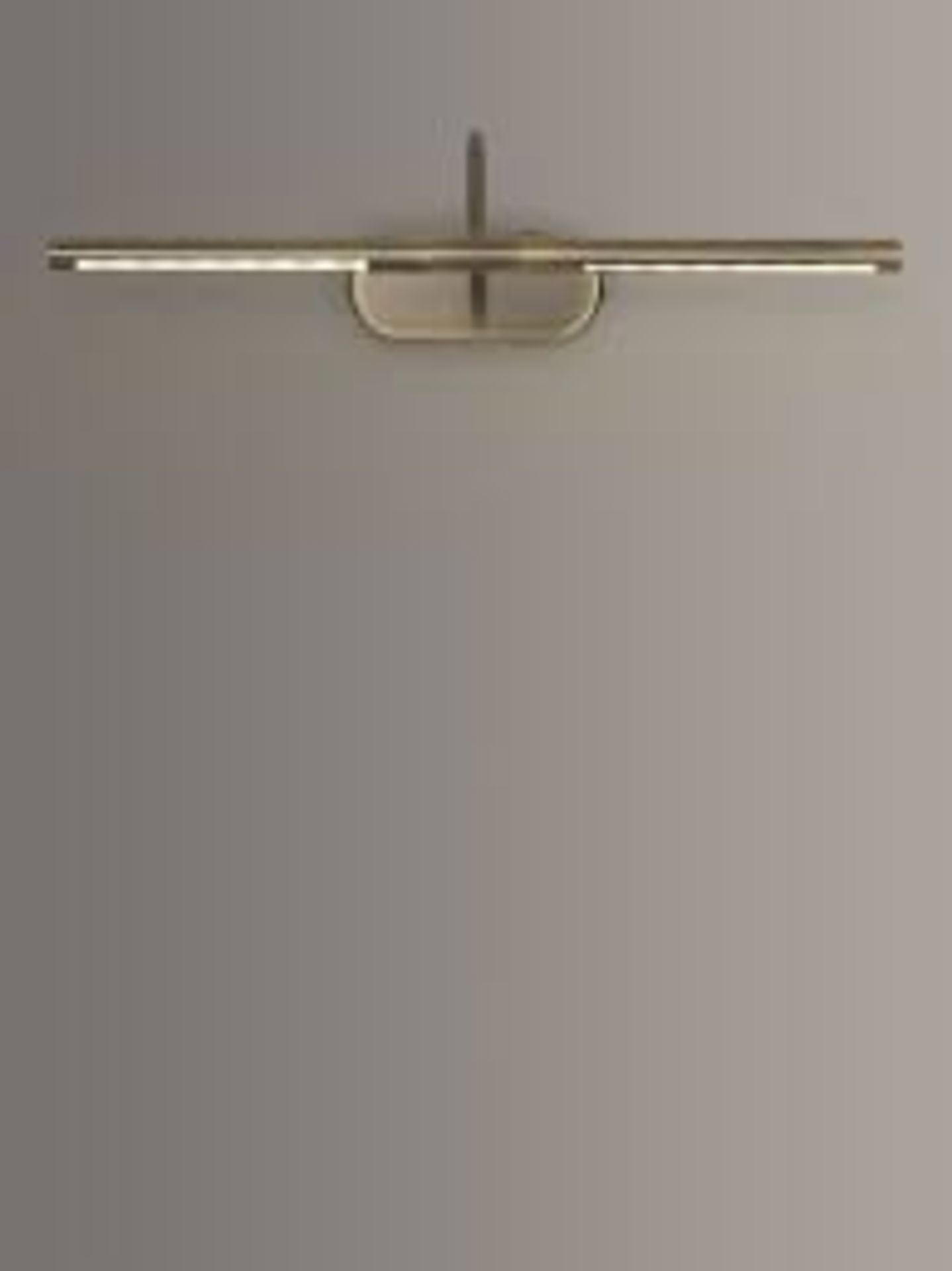 John Lewis Litho LED Wall Light, Satin Nickel. - R10BW