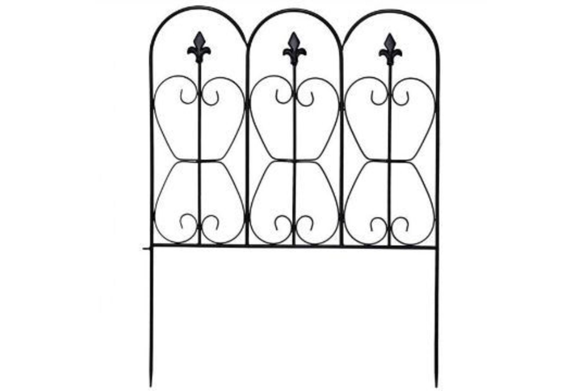 Garden Fencing Panels for Decoration with Arched and Inter-lockable Design. - R14.3
