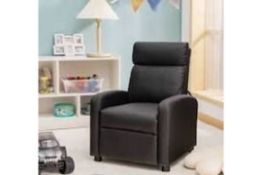 Luxury Ergonomic PU Leather Kids Recliner Lounge Sofa for 3-12 Age Group. - R14.5.