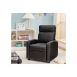 Luxury Ergonomic PU Leather Kids Recliner Lounge Sofa for 3-12 Age Group. - R14.5.