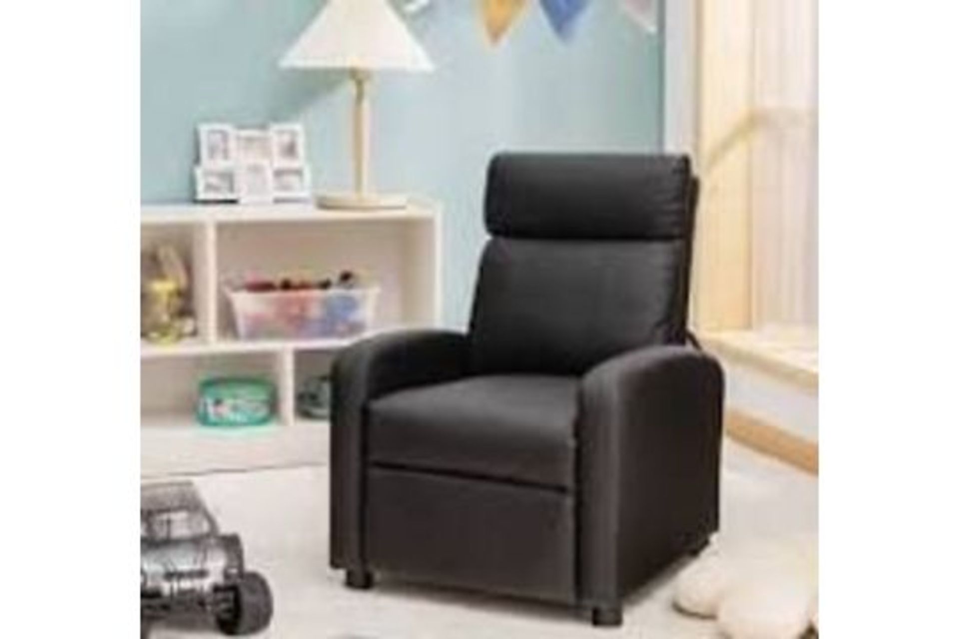 Luxury Ergonomic PU Leather Kids Recliner Lounge Sofa for 3-12 Age Group. - R14.5.