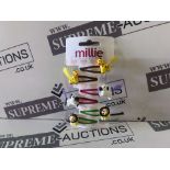 324 X BRAND NEW PACKS OF 6 MILLIE ANIMAL HAIR CLIPS R3-2