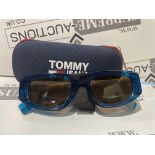 BRAND NEW PAIR OF TOMMY HILFIGER TURQOUISE 0087/S SUNGLASSES S/R