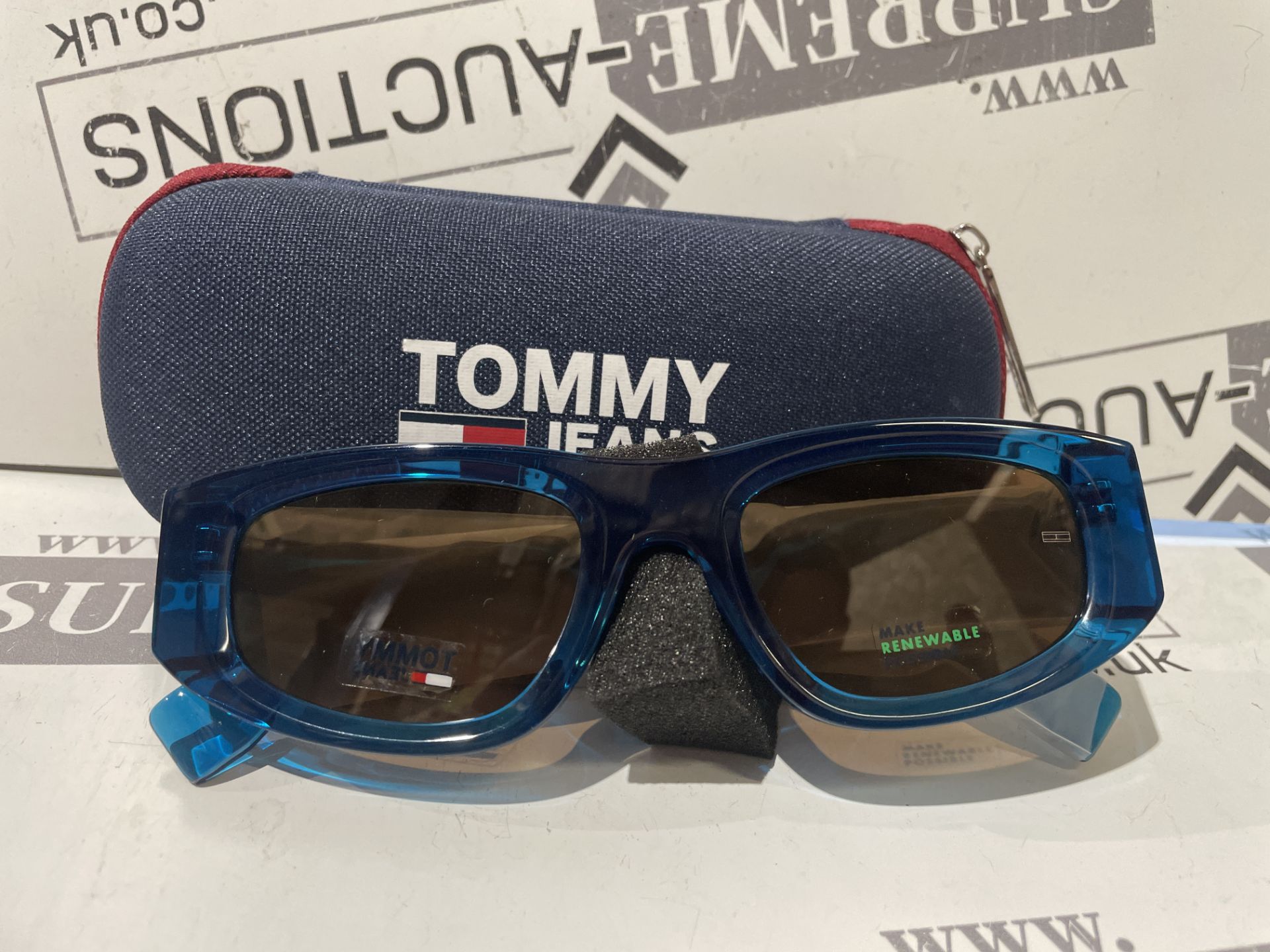 BRAND NEW PAIR OF TOMMY HILFIGER TURQOUISE 0087/S SUNGLASSES S/R