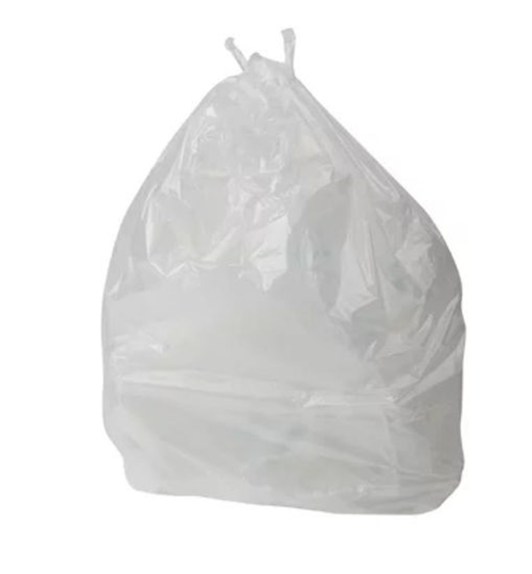 8 X BRAND NEW PACKS OF 150 90L NATURAL REFUSE SACKS R17-1