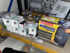 53 PIECE MIXED LOT INCLUDING HOZELOCK, LIGHTING, COMPONENTS ETC S2-14