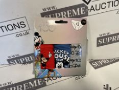 TRADE LOT 250 x New & Packaged Official Licenced Disney Mickey Mouse and Friends Pack of 3 Mixed