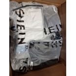 TRADE LOT 100 x BAGGED/BOXED ITEMS FROM A MAJOR ONLINE RETAILER TO INCLUDE MAINLY CLOTHING &