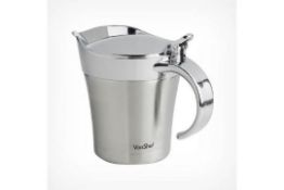 Vonshef Insulated Sauce Jug 500ml (ER51) Serve gravy in style with this double-insulated, cool-to-