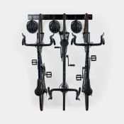 9 Piece Bike Storage Kit. - ER35. Keep a total of three bikes and three helmets together and