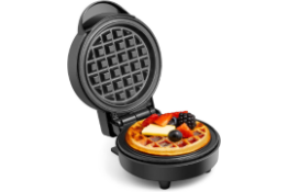 Mini Waffle Maker 600W (ER51) Whip up delicious, perfectly shaped waffles with the VonShef Mini