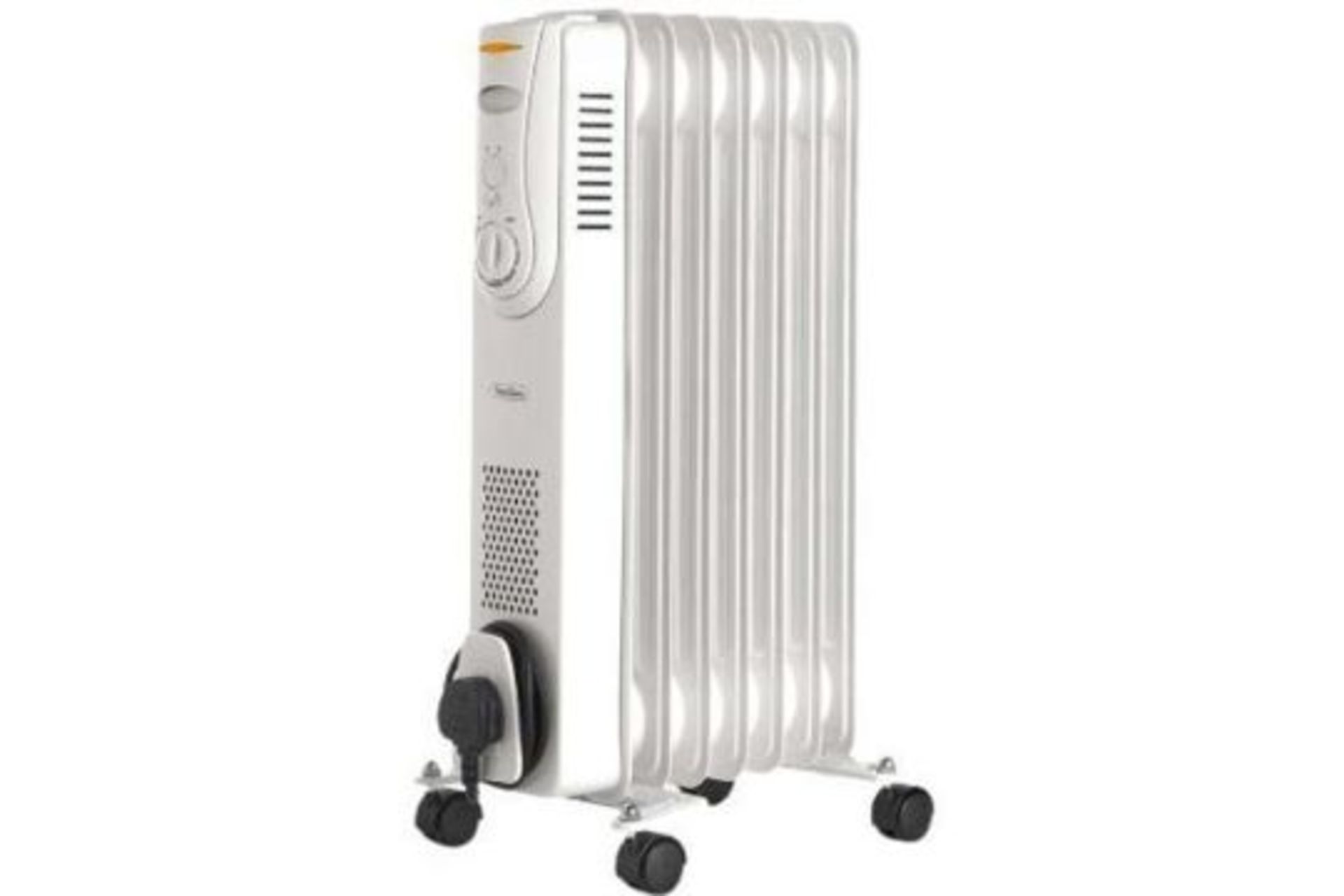 Luxury Oil Radiator 7 Ribs, 1500 W, White (ER51) It has 7 oil-filled fins for efficient heating of
