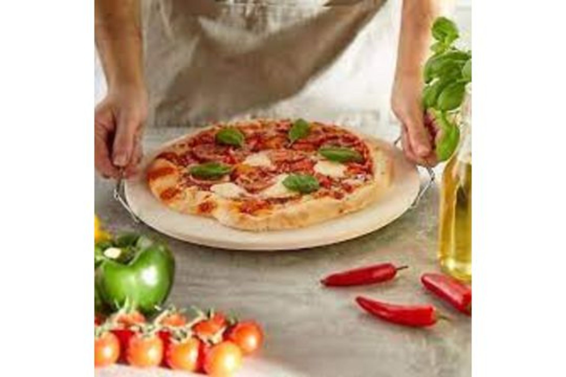 VonShef 13 Inch Pizza Stone & Cutter Set (ER51) Product information When it comes to pizza, there