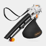 Leaf Blower with Vacuum & Mulcher. - ER34. Remove leaves with ease from your patio, lawn and