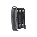 Luxury 6 Fin 800W Oil Filled Radiator - Black (ER51) Get this Luxury Mini Oil Filled Radiator 800W 6