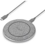 Moshi Otto Q Wireless Charger, Qi-Certified, Soft Textured Fabric, Fast Wireless Charging 15W Max