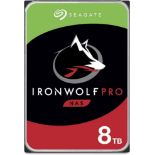 Seagate IronWolf Pro ST8000NE001 8TB Internal 3.5" SATA 6Gb/s 7200rpm - 256MB. - P1. RRP £309.00.