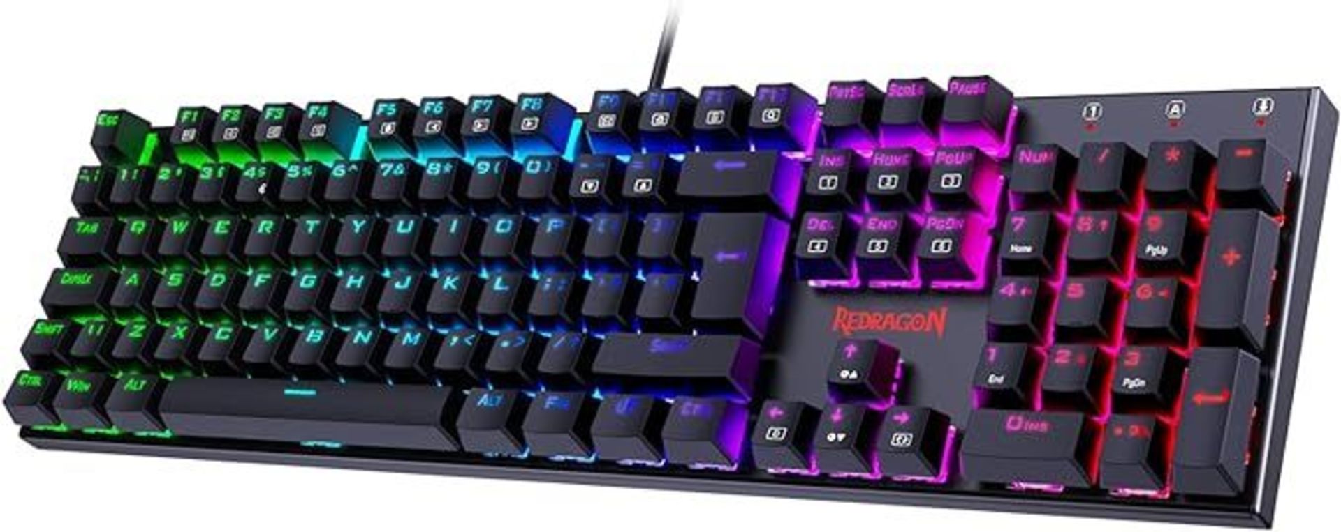 Chillblast Imperium Mechanical Gaming Keyboard, Redragon Mechanical Keyboard with 105 Programmable