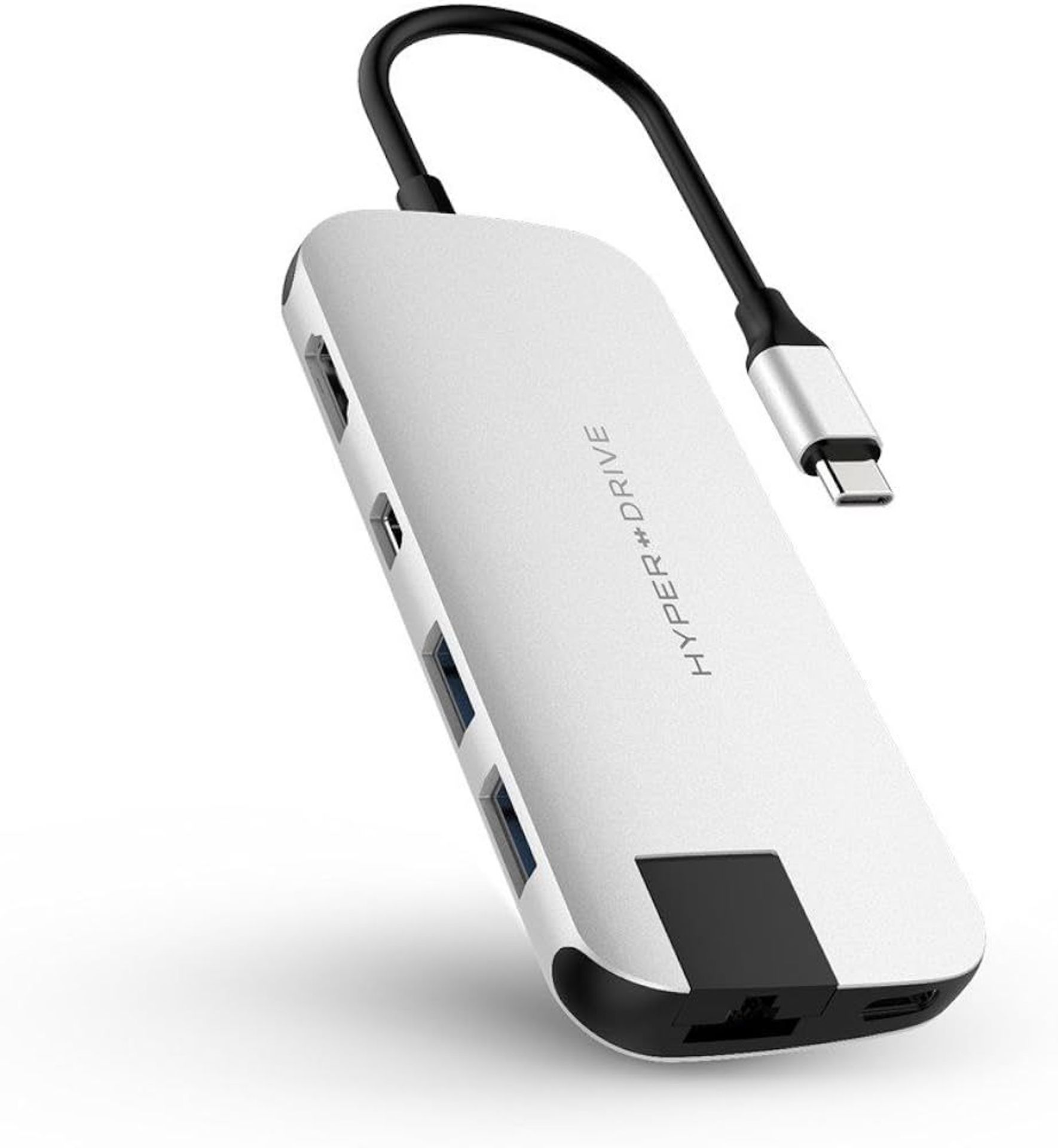 HyperDrive Slim 8-in-1 USB-C Hub. - P7. It expands your connectivity with 8 ports, including gigabit