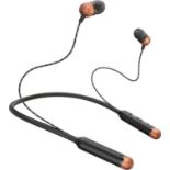 4 x House of Marley Smile Jamaica Wireless Neckband In-Ear Headphones, Easy Bluetooth Pairing, Three