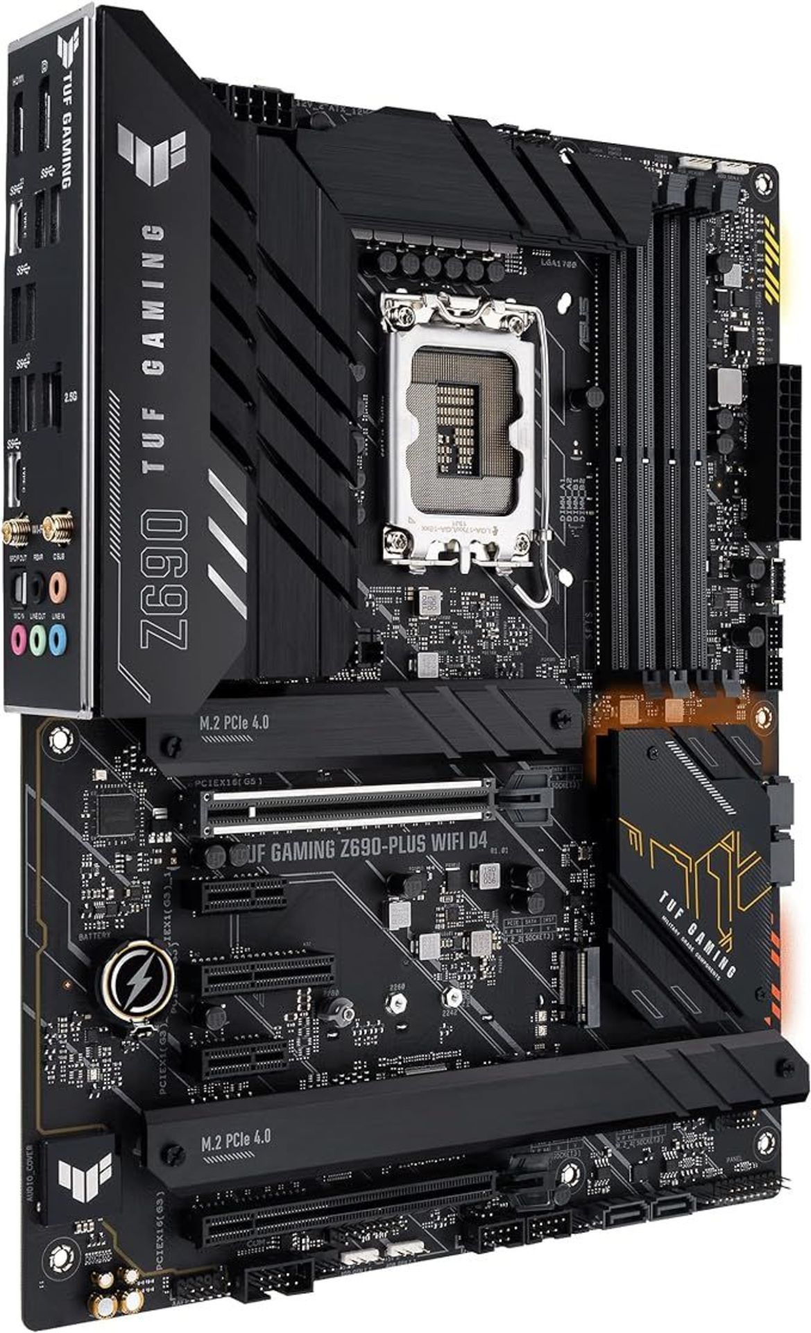 ASUS TUF Gaming Z690-PLUS WIFI D4 LGA 1700 ATX Motherboard - P7. RRP £409.00., 15 DrMOS, PCIe 5.0, - Bild 2 aus 2