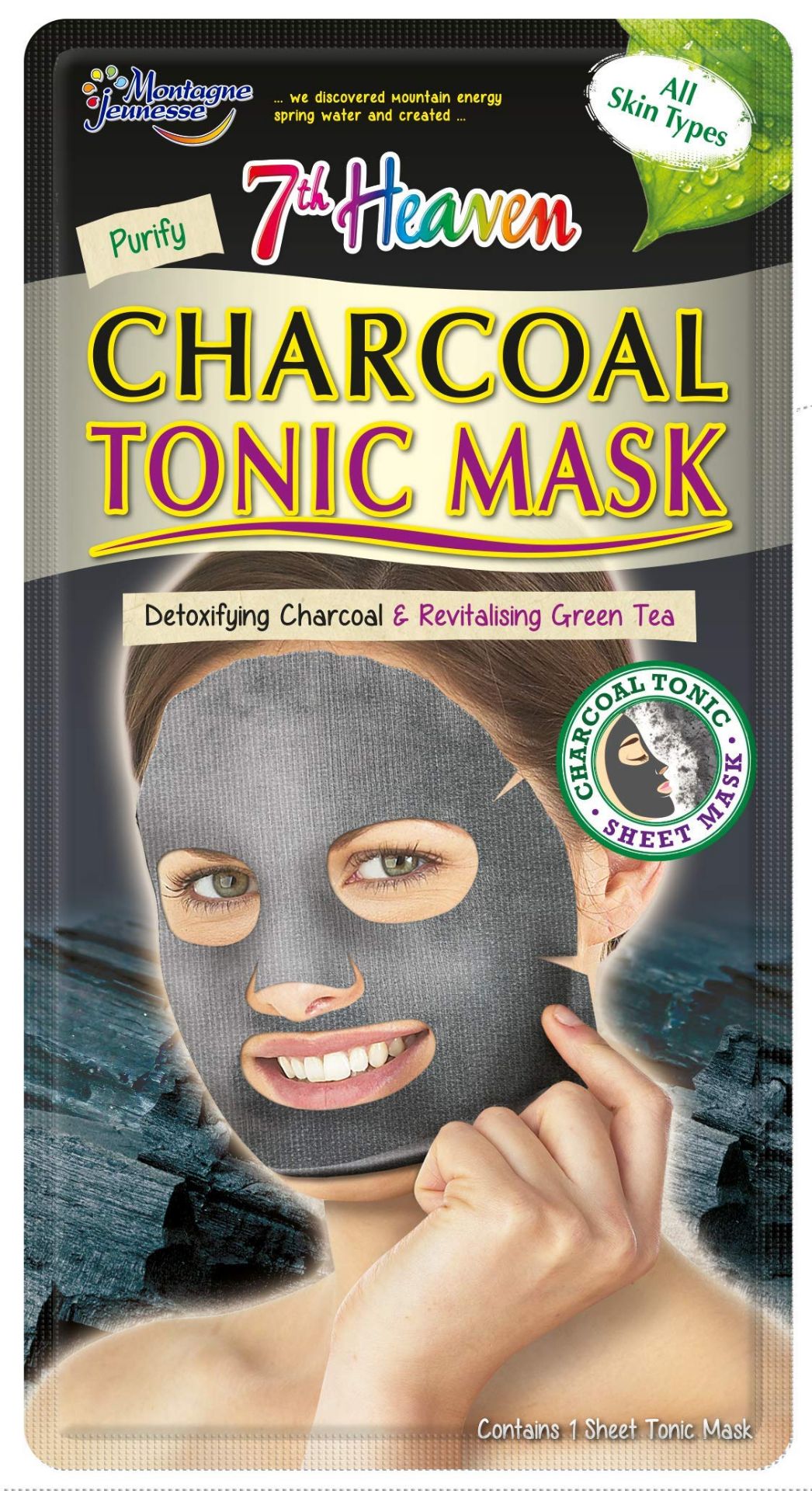 177 X BRAND NEW 7TH HEAVEN CHARCOAL TONIC MASKS R16-11