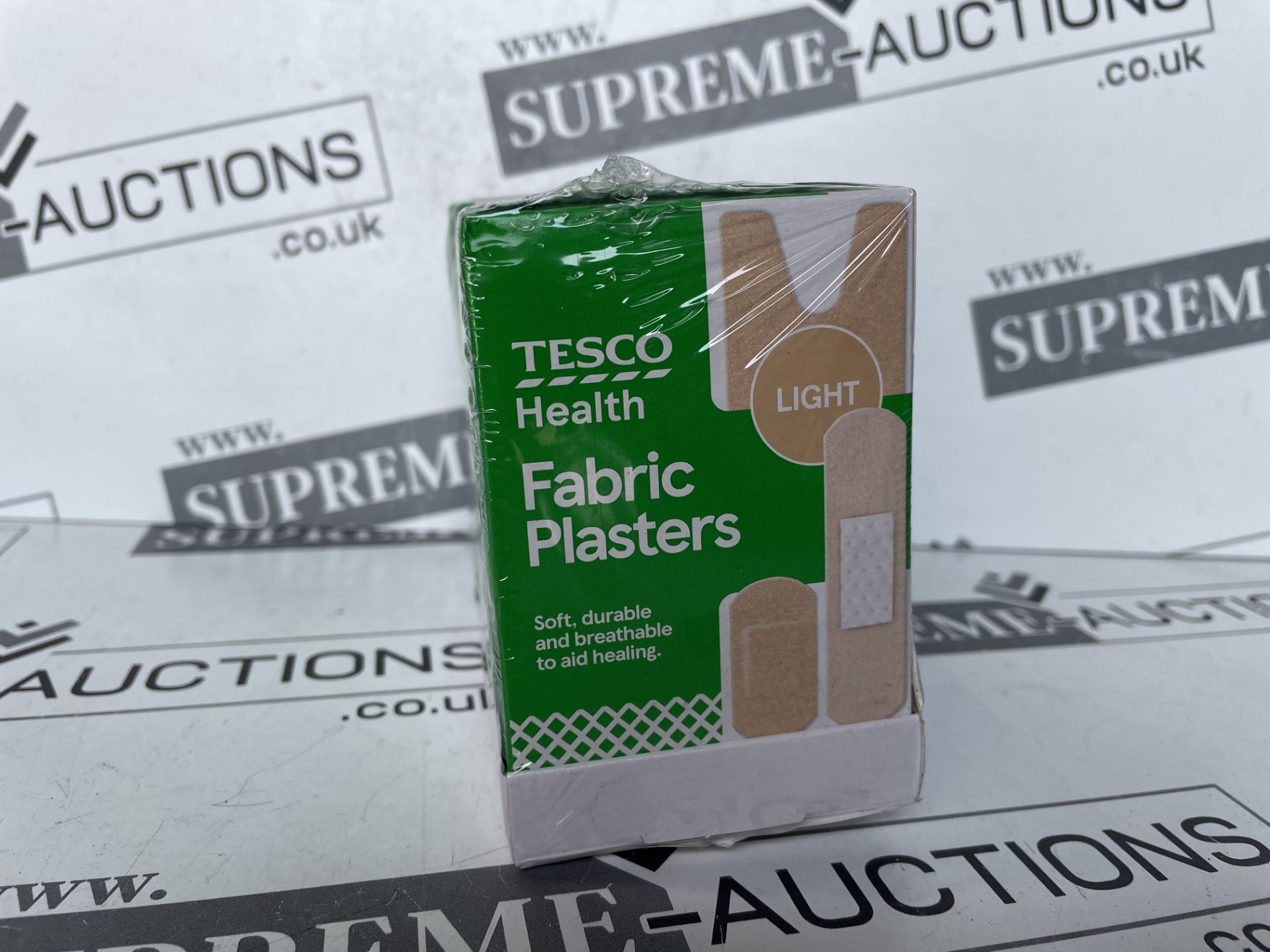 72 X BRAND NEW PACKS OF TESCO FABRIC PLASTER PACKS R5.6