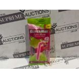 60 x New Sealed Packs of 4 Super-Max Twin Blade Disposable Razors for Women. RRP £4.99 per pack R16