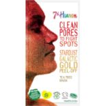 150 X BRAND ENW 7TH HEAVEN CLEAN PORES TO FIGHT SPOTS STARDUST GALACTIC GOLD PEEL OFF MASKS EBR7
