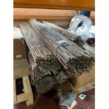 4 X BRAND NEW 1.5 X 3M NATURAL WICKER GARDEN SCREENS R16-8