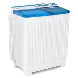 Portable Washer and Spin Dryer Combo with Timer Control for Apartment R13-15