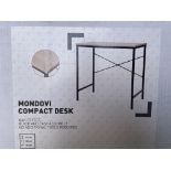 2 X BRAND NEW MONDOVI COMPACT MATT OAK EFFECT DESKS R5.1