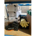 8 PIECE MIXED LOT INCLUDING SAFETY BOOTS AND WORK GLOVES S1-2